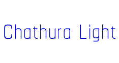 Chathura Light font